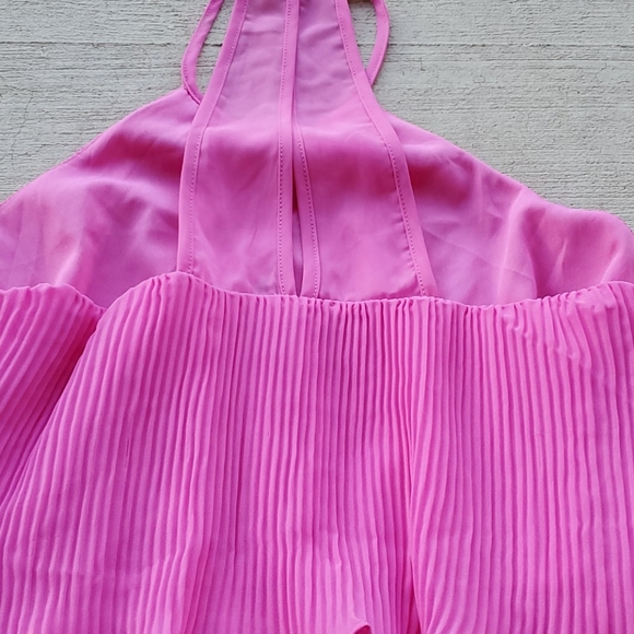 Asos Pink Pleated Dress - Picture 5 of 7